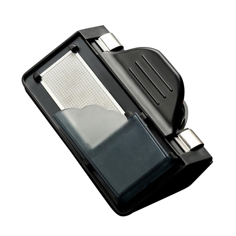 Portable Manual Pencil Sharpener Handheld Art Drawing Tool Silver Clip - Image 2