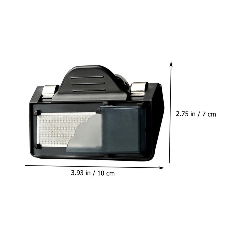 Portable Manual Pencil Sharpener Handheld Art Drawing Tool Silver Clip - Image 3