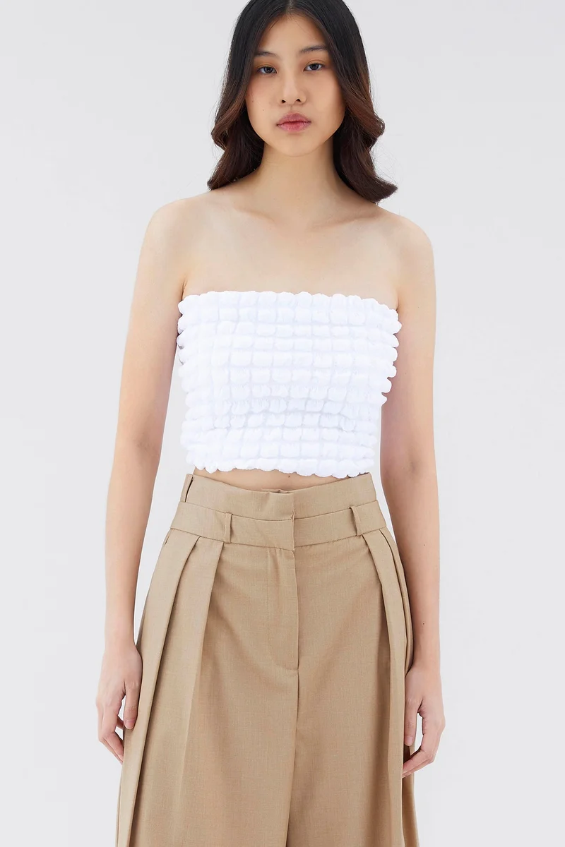The Editor's Market Poccu Textured Tube Top