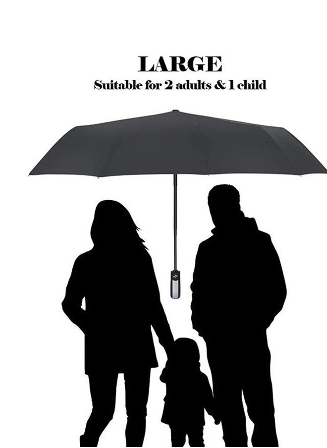 Taimi - Automatic Folding Umbrella, Sunblock and Rain Umbrella with 80 Bones , Durable and Sturdy, Unisex, Pink - Image 1