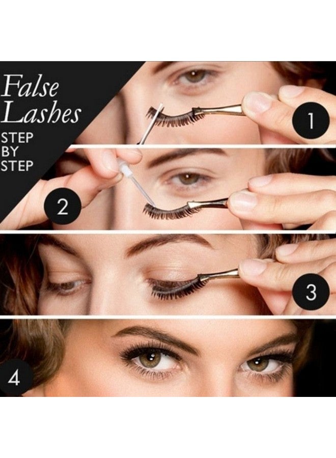 FEITA Fluffy Wispy False Eyelashes 8D Volume Thick Soft Strip Eyelashed Kit Dramatic Faux Mink Natural Fake Eye Lashes 5 Pairs Multi Pack - Image 5