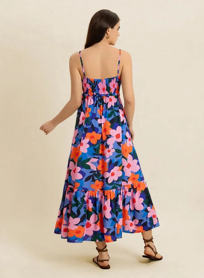 تايك تو Take Two Women Strappy Floral Maxi Dress