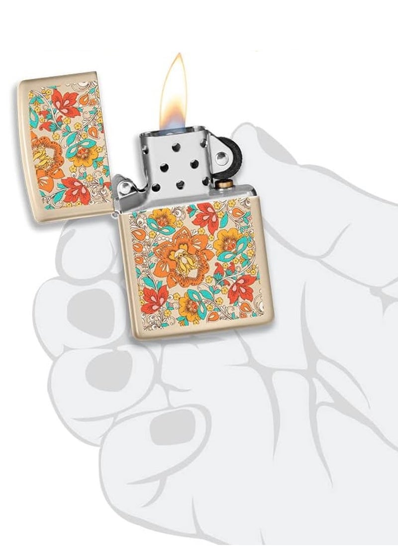 Zippo Vintage Floral Design Lighter - pzsku/Z94916BD11077EFE2C92BZ/45/_/1725606548/758f84b2-a16f-42cb-bbf5-f6de1d323033