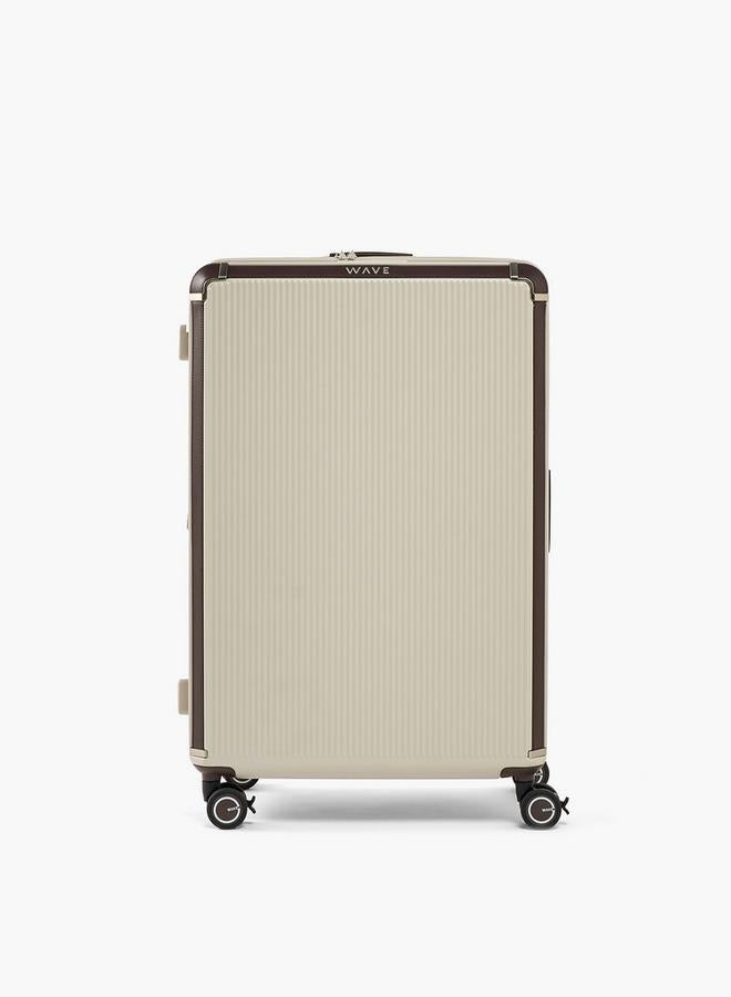 Wave Textured Harcase Trolley Bag With Retractable Handle - Set Of 3 - Image 5