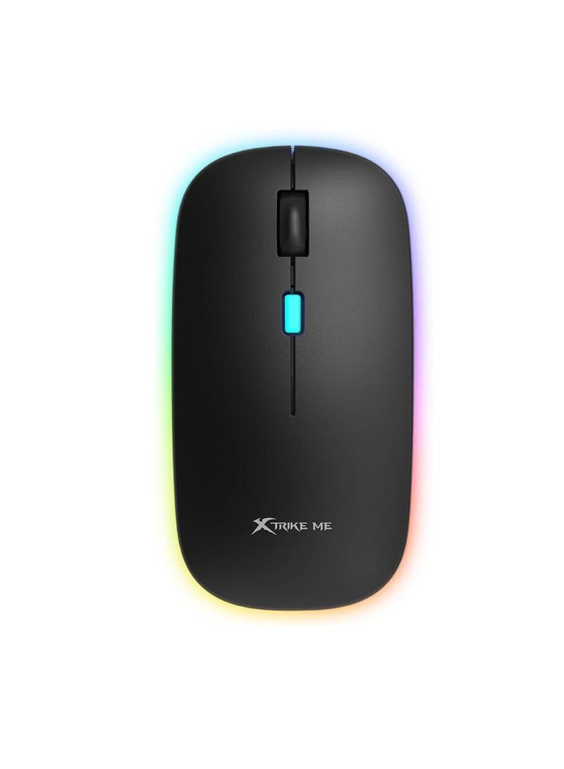 XTRIKE ME ماوس GW-113 اللاسلكي ذو الوضعين، تصميم مريح، DPI قابل للتعديل، نقرات صامتة، بطارية قابلة للشحن - Image 2