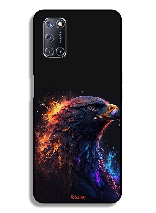 Tolwak Oppo A92 Protective Case Cover Eagle Art - Image 1