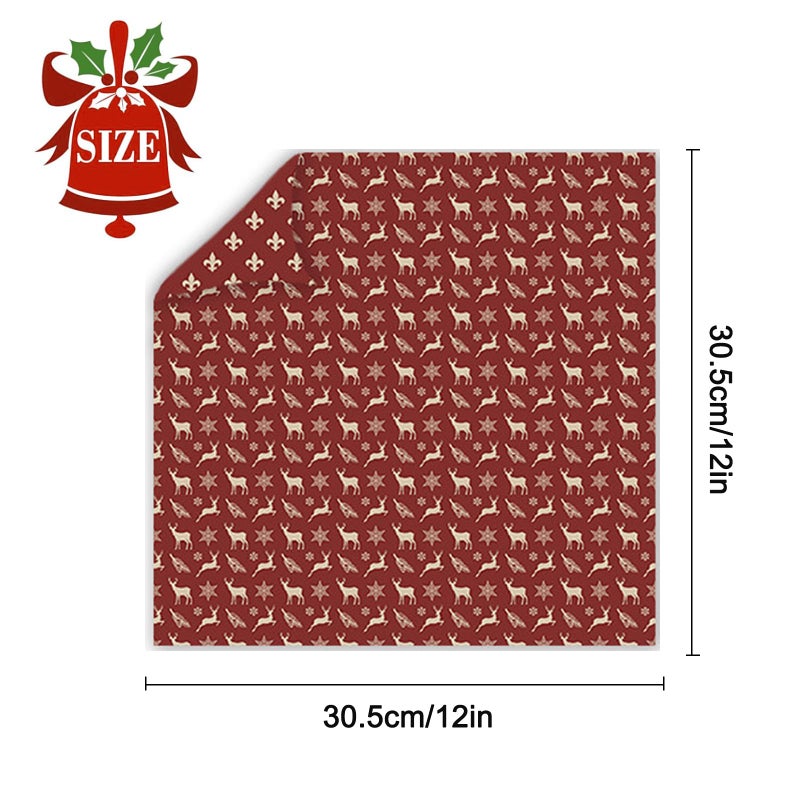 MIATTCLD Scrapbook Paper Winter Patterned Paper for Scrapbooking, 24 Sheets Double Sided Colorful Holiday Decorative Craft Papers for Junk Journals Greeting Cards Decoration (A, 12x12 IN) - Image 2