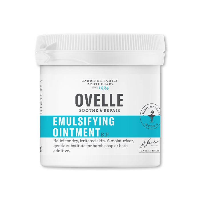 Ovelle Emulsifying Ointment, Preservative-Free Emollient Moisturizer & Soap Substitute for Dry, Sensitive Skin – 100g