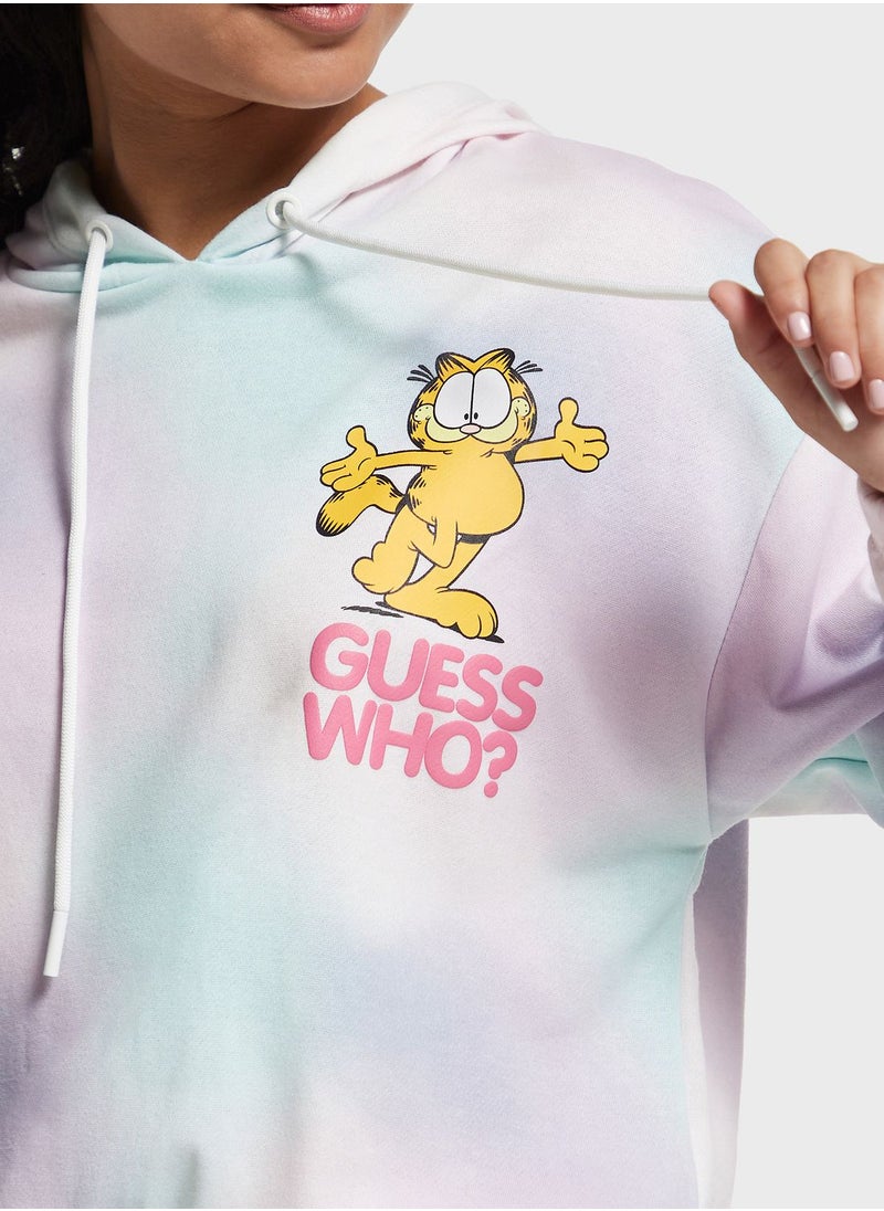 SP Characters - Printed Graphic Detail Hoodie - Image 1