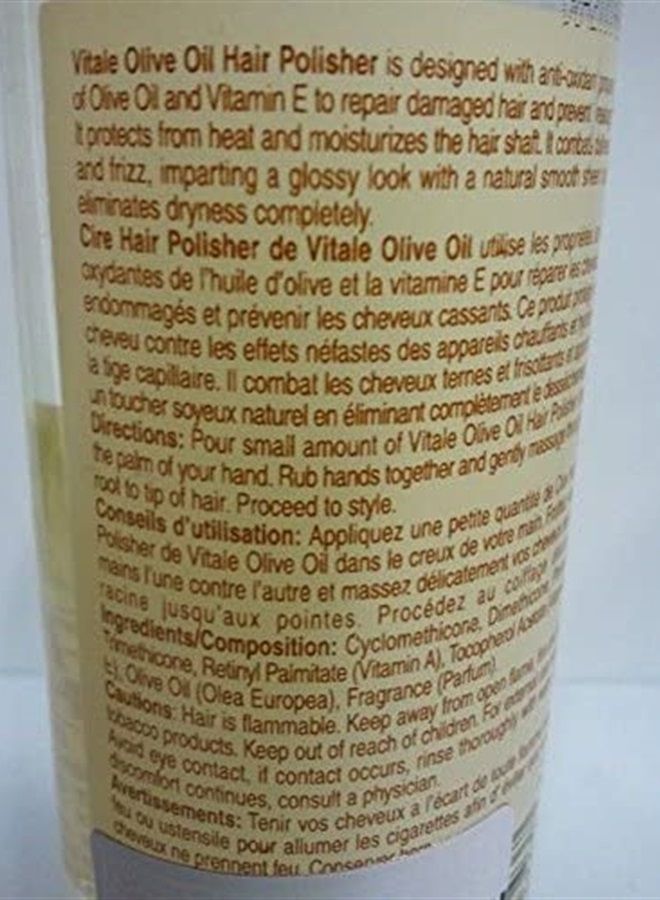 Vitale Vitale olive oil hair polish 6 fluid ounce, White, 6 Fl Ounce - Image 2