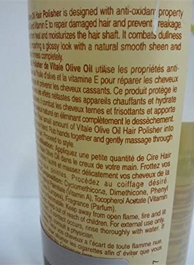 Vitale Vitale olive oil hair polish 6 fluid ounce, White, 6 Fl Ounce - Image 3