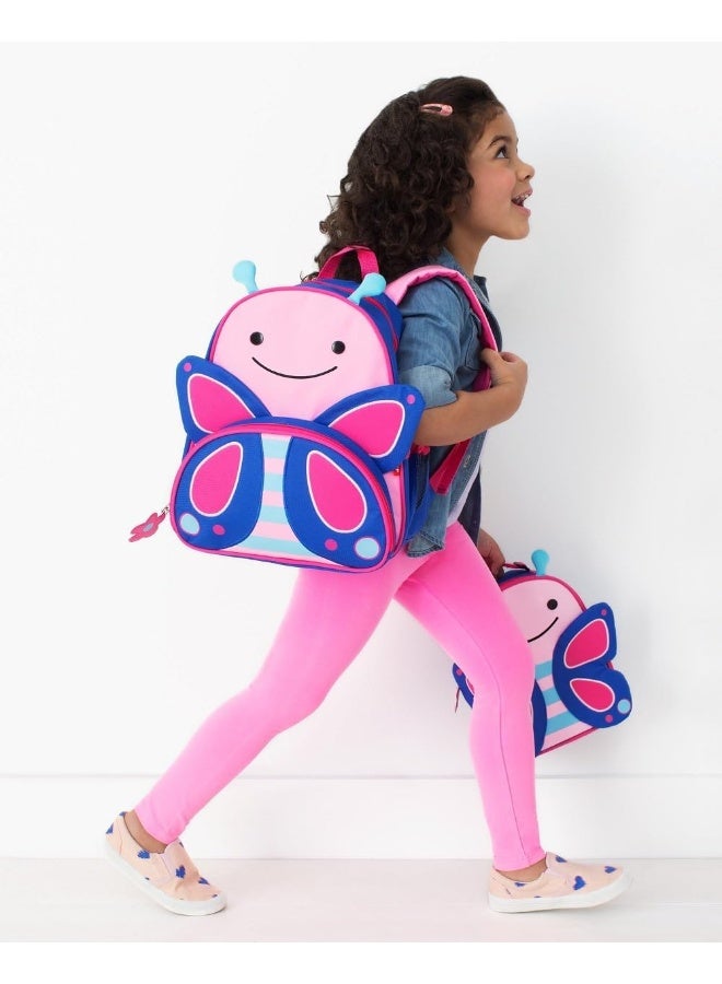 Skip Hop حقيبة ظهر للأطفال من سكيب هوب، 12" حقيبة مدرسية على شكل فراشة، متعددة، 11X5X12 بوصة (عبوة من 1) - Image 4