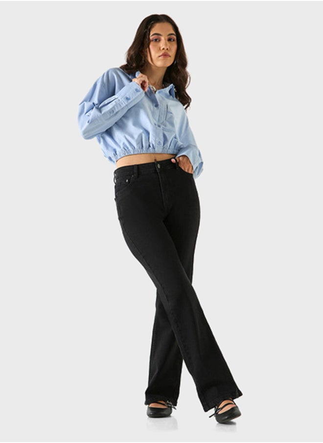 Lee Cooper High Waist Bootcut Jeans  - Image 4