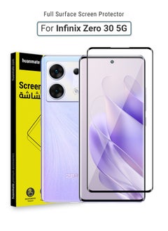 Infinix Zero 30 5G Screen Protector – Premium Edge to Edge Tempered Glass, High Transparency, Delicate Touch, Anti-Explosion, Smooth Arc Edges, Easy Installation