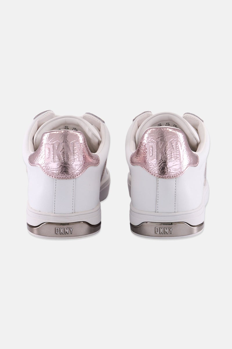 DKNY أحذية كاجوال نسائية متوسطة من أابيني، بيضاء، - Image 2