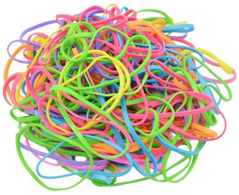 Activave Round Ball Rubber Band Elastics 170 to 180 pcs Colorful Rubber Bands Stretchable Rubber Bands Stationery Holder Elastic Loops, Arts and Crafts, Document Organising, Stocking Fillers one ball - Image 4
