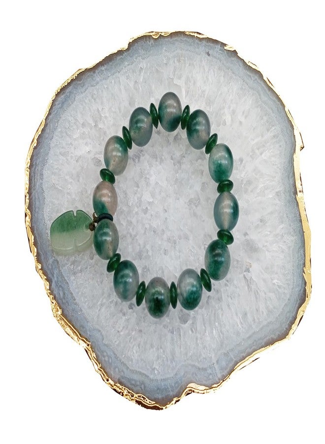eshoppee Pi Yao Green Jade Stone Bracelet - Image 2
