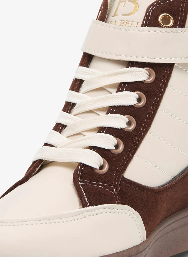 Flora Bella By Shoexpress Women's Pand Sneakers with Hook and Loop Closure - Image 4