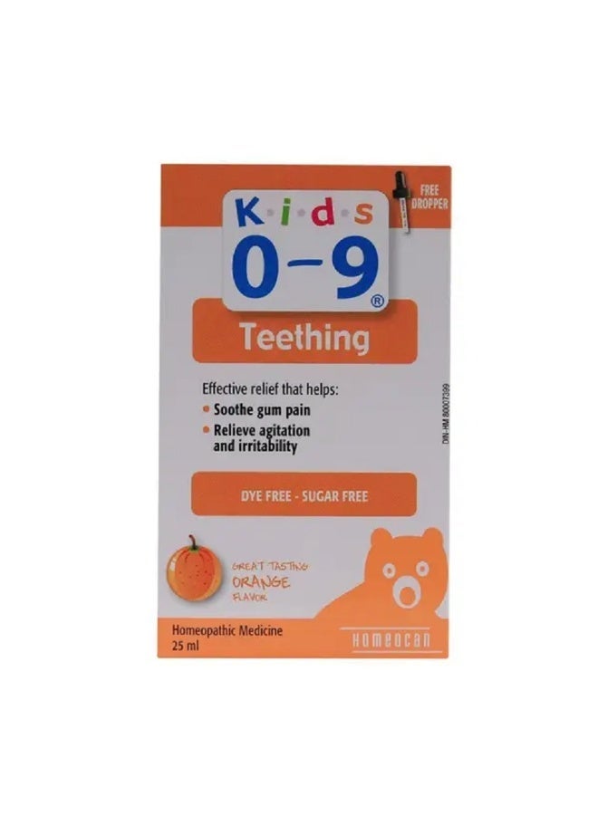 Kids 0-9 Teething Drop 25Ml