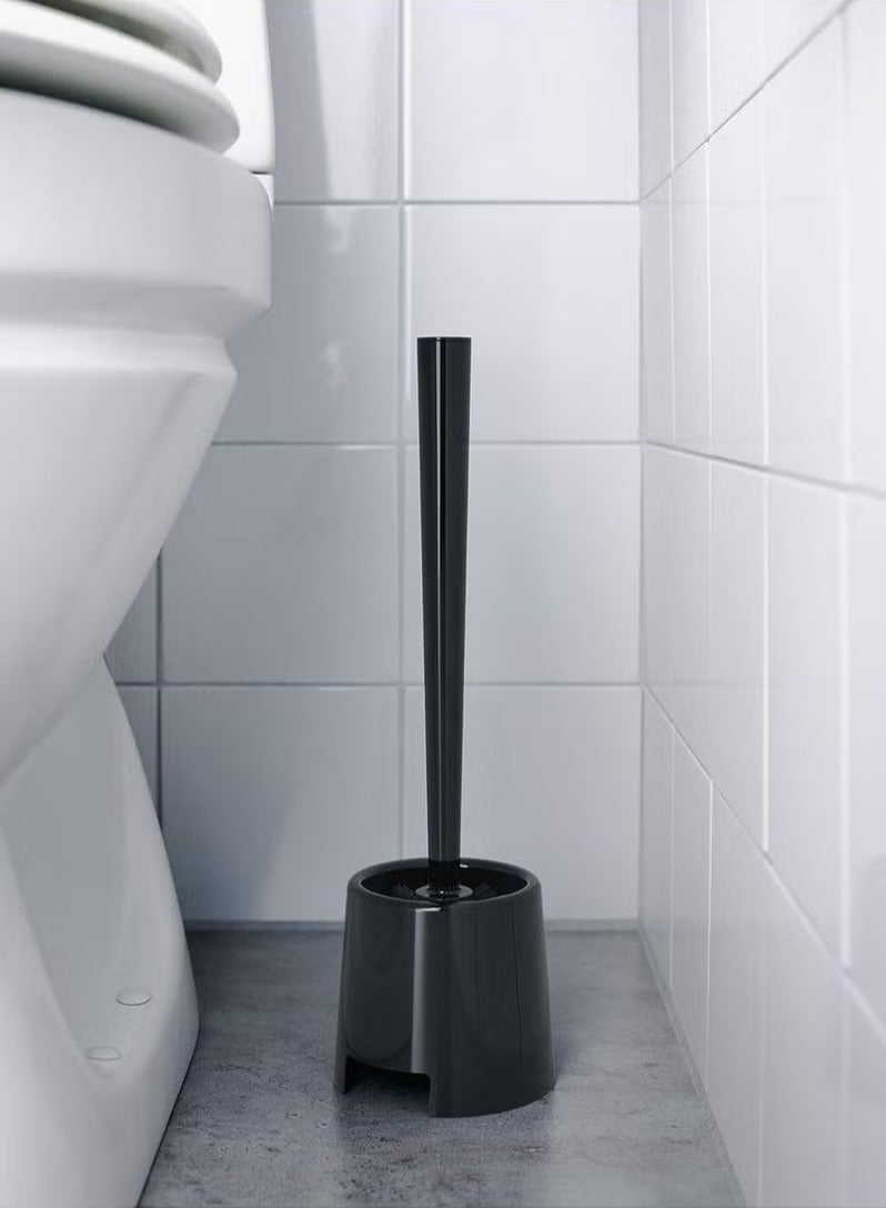 2-Piece Toilet Brush Cleaner with Black Holder - Image 2