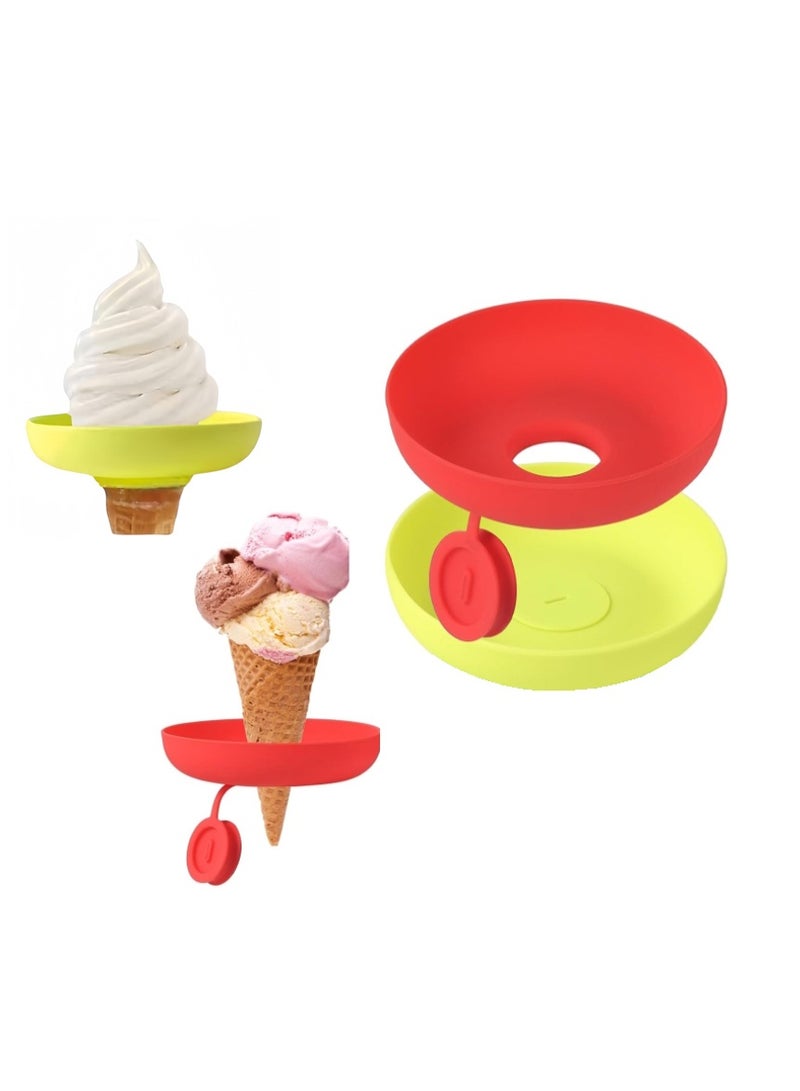 2-In-1 (2 Pack Color Stick) Children'S Ice Stick Stand - Anti Slip And Leak Proof Design, Adjustable Clip With Food Grade Silicone Tape, Perfect For Summer Parties, Outdoor Picnics, Ice Cream Stick - Image 3