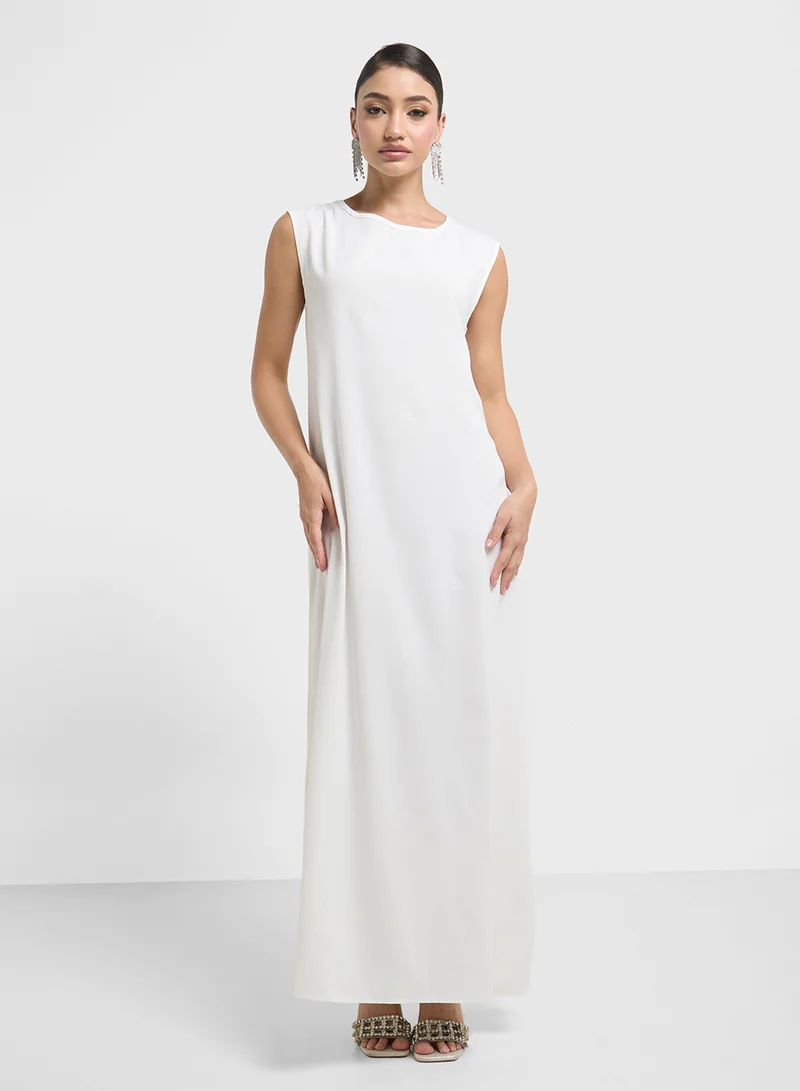 Khizana Dress With Layering Jakcet