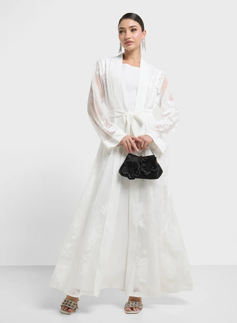 Khizana Dress With Layering Jakcet
