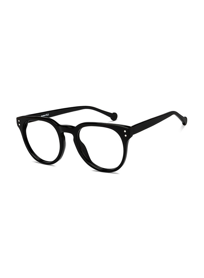 Lenskart Blu Unisex Blu By Lenskart | Unisex Round Eyeglasses - LB E16064 - Lens Size: 48 Mm - Image 1