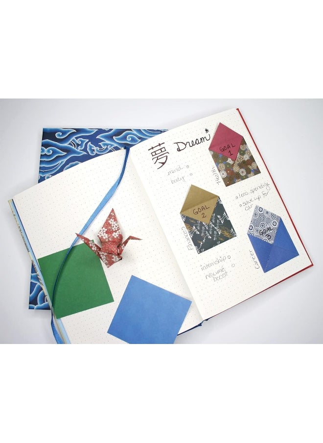 Hiroshige Cherry Blossoms Lined Hardcover Journal: Blank Notebook with Ribbon Bookmark  - Image 4