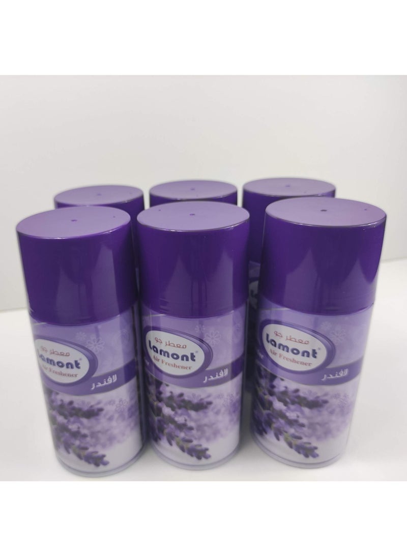 لامونت معطر بخاخ لامونت 6 قطع (لافندر, 300 مل)
