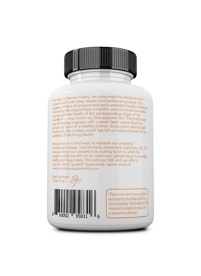 Ancestral Supplements Ancestral Supplements Wild Caught Fish Eggs, 2400mg, Omega-3 Supplement Supports Brain, Heart, Fertility and Inflammatory Health, Whole Food Source of Vitamin D, K2, and A, Non-GMO, 180 Capsules  - Image 3