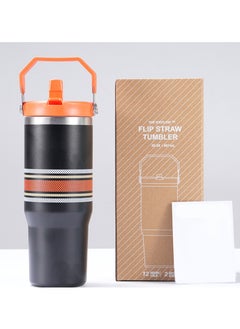 Stanley 30oz Travel Coffee Tumbler – Leak-Proof Stainless Steel Thermal Mug with Advanced Double-Wall Vacuum Insulation – Keeps Beverages Hot or Cold for Hours – Durable, Dishwasher Safe, Reusable Travel Mug for Coffee, Tea, Water, Smoothies – Portable On-the-Go Insulated Cup with Secure Lid