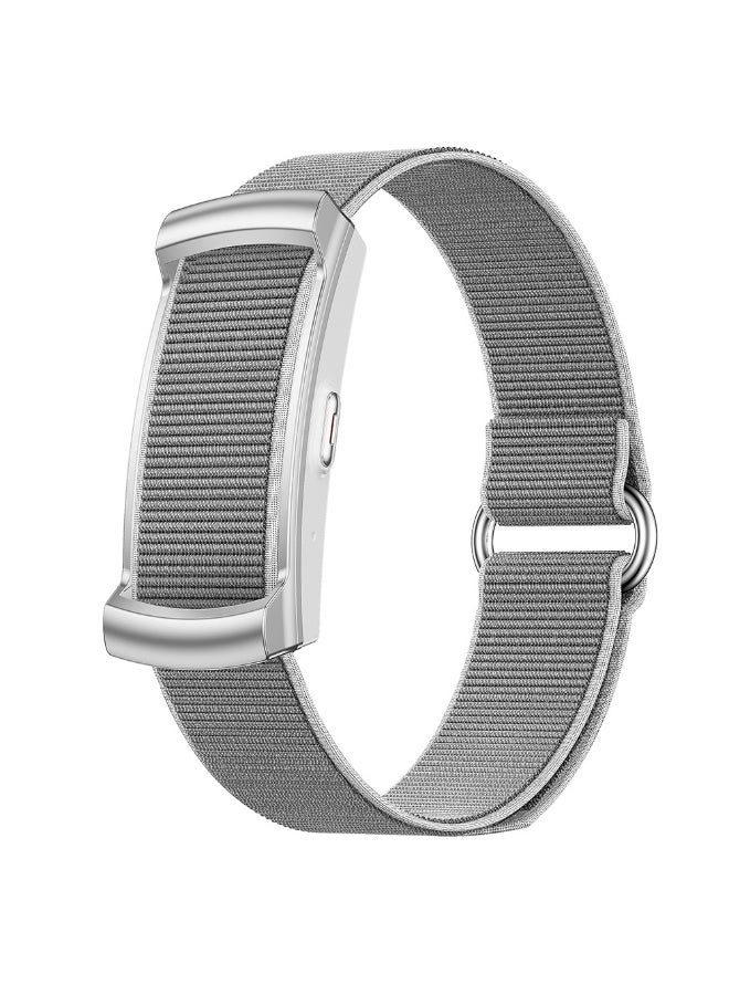 Screenless Bluetooth Fitness Tracker, Heart Rate, Blood Oxygen, Sleep, Step and Multi-Sport Tracking, 3ATM Water Resistant, Compatible with iOS, Silver Grey
