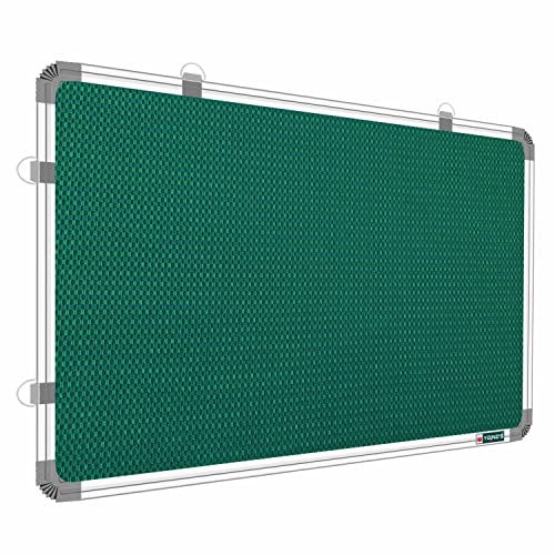 YAJNAS 1.5x2 Feet Notice Premium Material Pin-up Board/Pin-up Board/Soft Board/Bulletin Board/Pin-up Display Board for Office, School and Home, (Green, Pack of 1) (1.5 x 2 Feet, Green) - Image 3