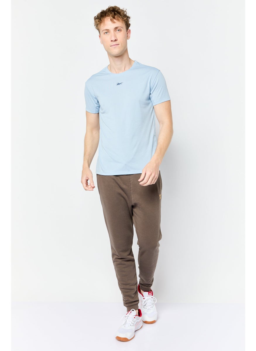 Reebok Men Sportswear Fit Long Sleeve Outdoor T-Shirt, Ash Blue  - Image 3