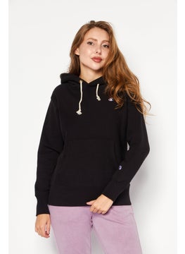 Champion Women Sportswear Fit  Long Sleeve Outdoor Sweatshirts, Black  - Image 1