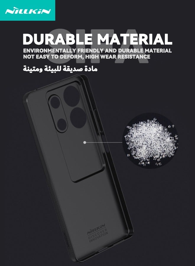 Nillkin Redmi Note 13 Case(Not 4G), Slide Camera Case Design, 360° Full Body Coverage Shockproof Phone Back Cover,  Anti-Fall Anti-Scratch Anti-fingerprint Protective Case for Redmi Note 13 5G, Black - Image 5