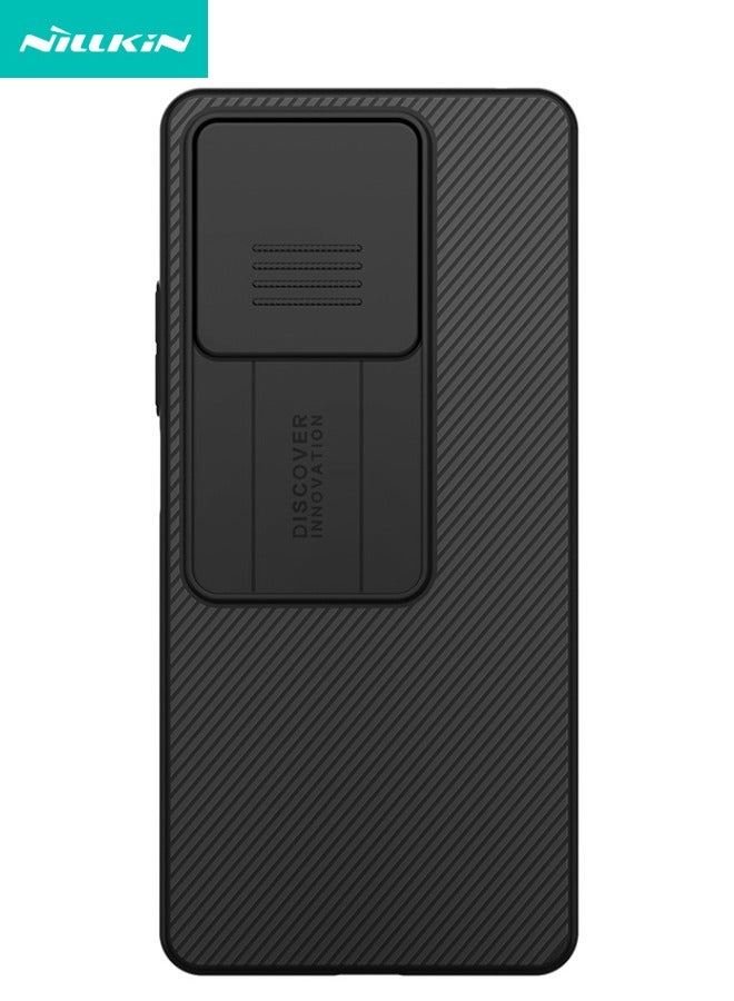 Nillkin Redmi Note 13 Case(Not 4G), Slide Camera Case Design, 360° Full Body Coverage Shockproof Phone Back Cover,  Anti-Fall Anti-Scratch Anti-fingerprint Protective Case for Redmi Note 13 5G, Black - Image 1