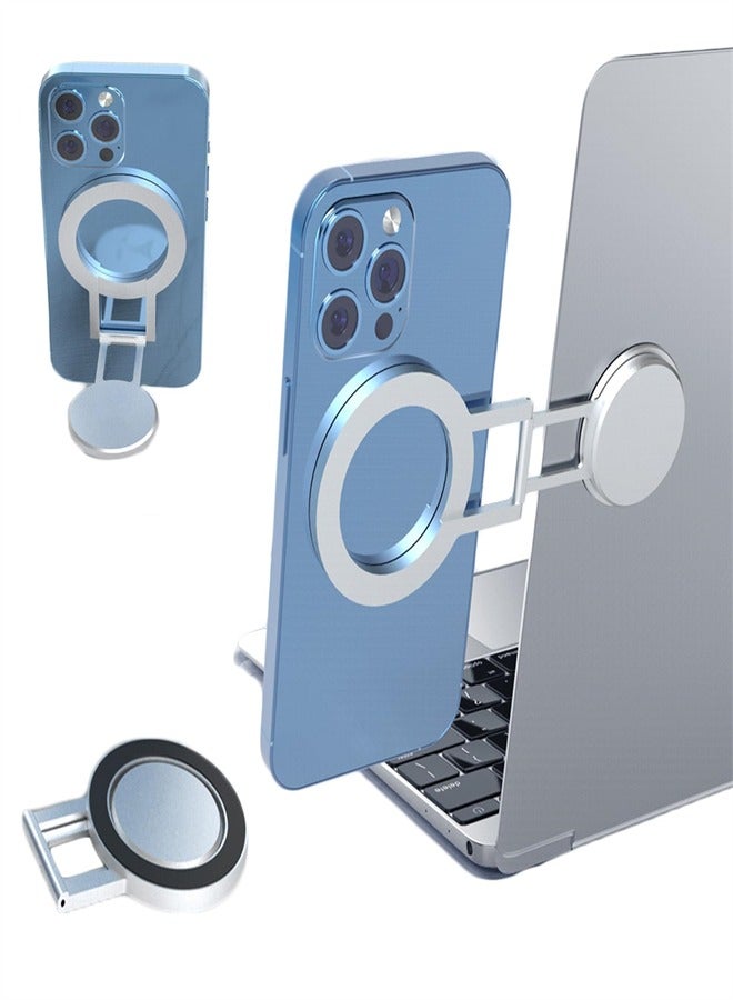 Excefore EXCEFORE, Magnetic Phone Holder for Laptop Designed for iPhone 15/14/ 13/12 for MagSafe, Adjustable Portable Foldable Computer Monitor Side Mount Expansion Bracket for Home Office - Image 1