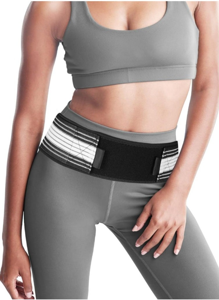 Generic Women Men Sacroiliac Hip Support Belt Pain Relief Compression Belt for Lower Back Joint Pelvic Sacrum Pregnancy Nerve Sciatic Trochanteric  - Image 1