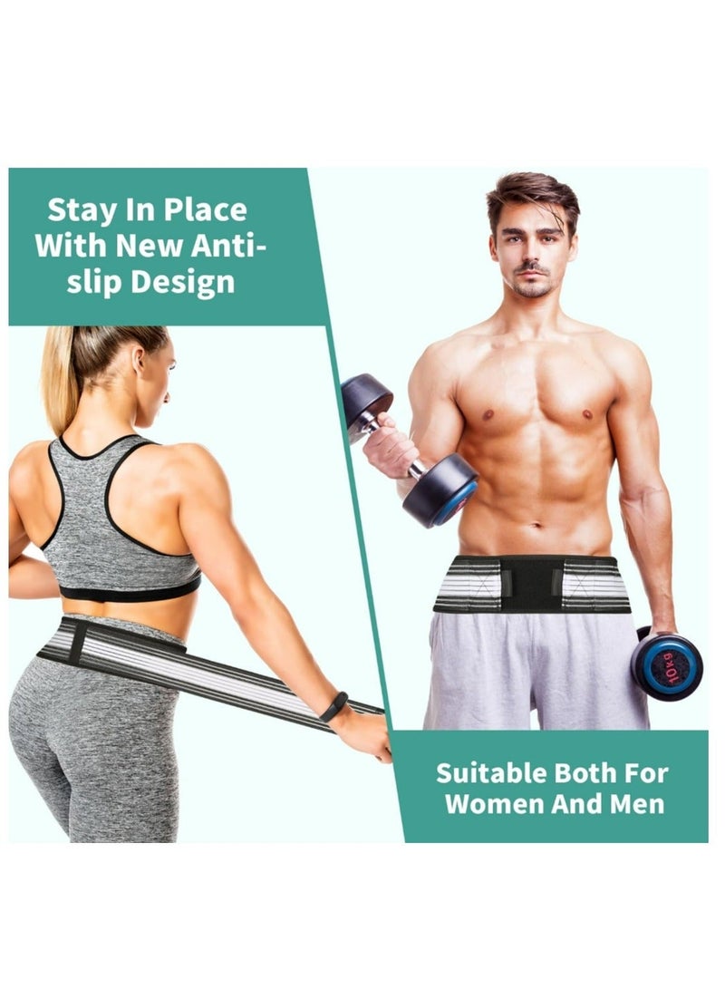 Women Men Sacroiliac Hip Support Belt Pain Relief Compression Belt for Lower Back Joint Pelvic Sacrum Pregnancy Nerve Sciatic Trochanteric - Image 3