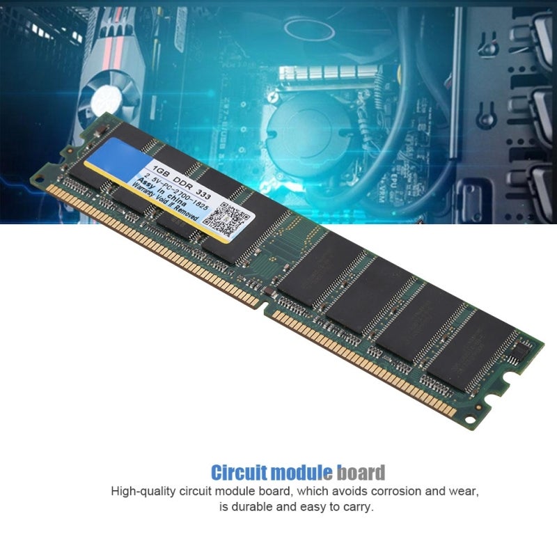 ذاكرة سطح المكتب عالية السرعة DDR RAM 1 جيجابايت 333 ميجاهرتز - ذاكرة PC-2700 ذات أداء مستقر متوافقة مع أجهزة سطح المكتب من أنتيل وآم دي - Image 4