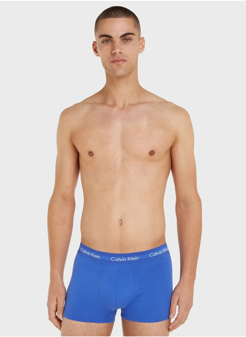 CALVIN KLEIN 3 Pack Logo Band Trunks