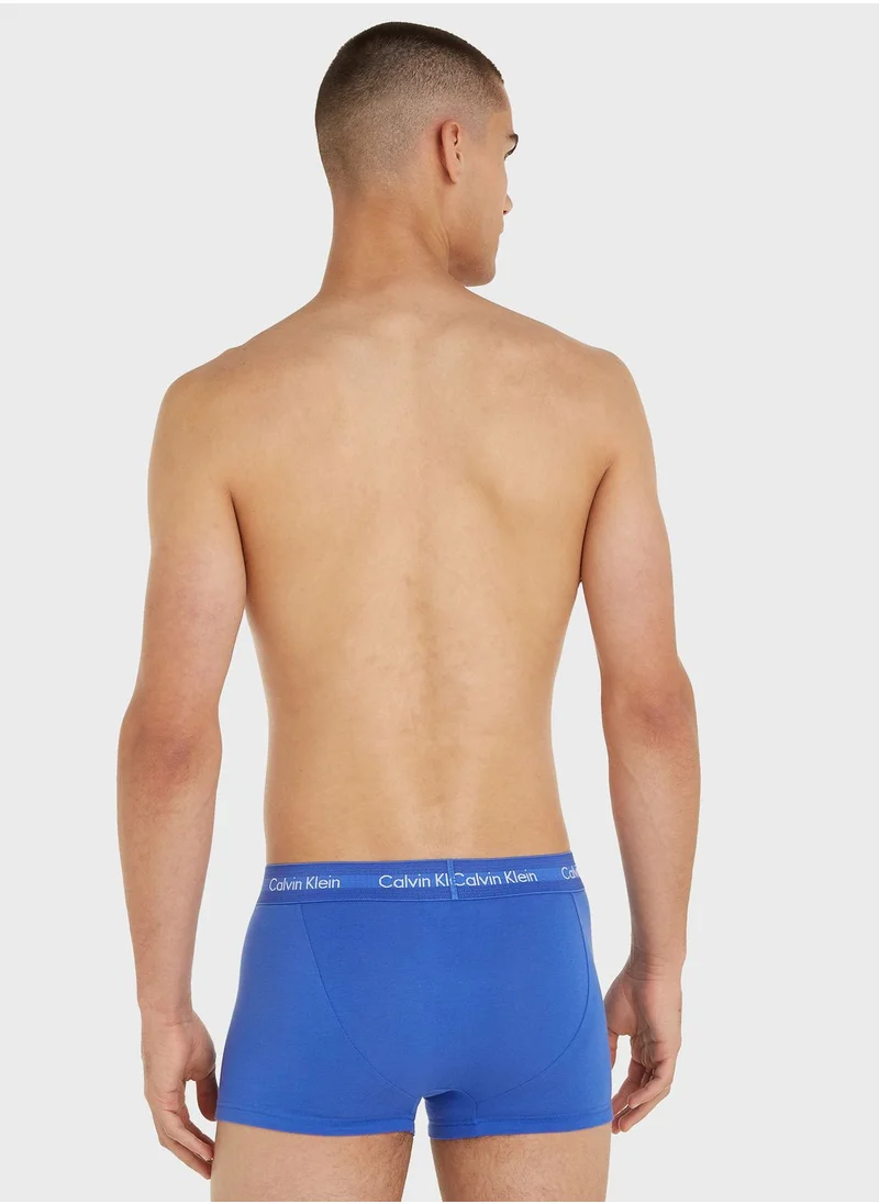 CALVIN KLEIN 3 Pack Logo Band Trunks