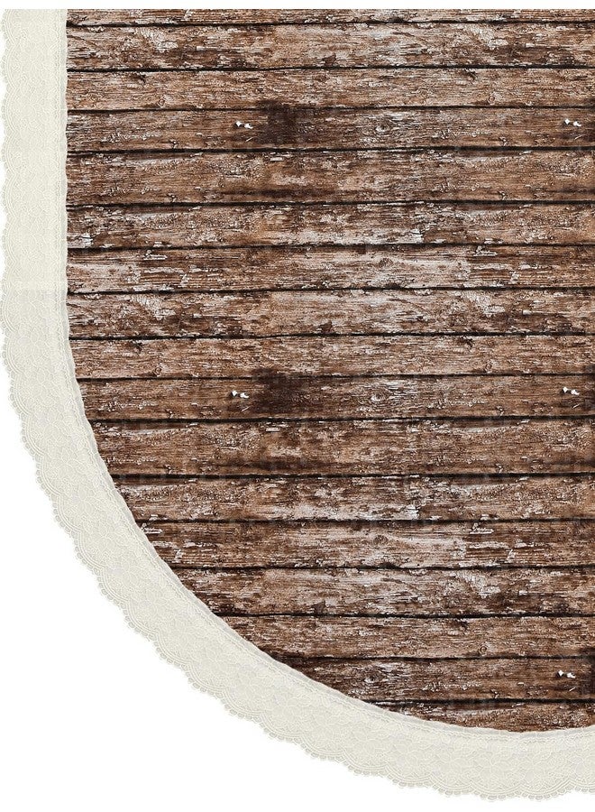 Clasiko 6 Seater Oval Dining Table Cover; 60x90 Inches or 152x228 Cms; Material - PVC; Shape - Oval; Pack of 1; Anti Slip; Stripes On Brown 69057 - Image 5