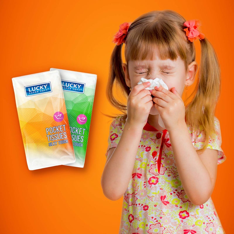 lucky super soft Premium Facial Tissues, Travel and Pocket Size, Bulk (192 Packs), 10 Tissues per Pack (1,920 Tissues Total) - Image 5