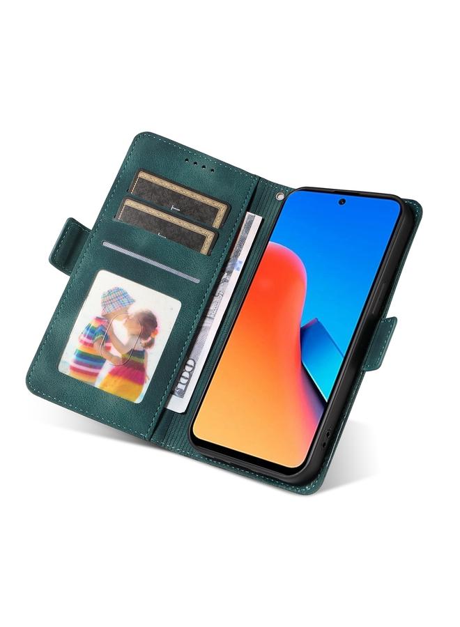 اس-توب جراب لهاتف Redmi 12 4G / 5G / Note 12R جراب هاتف جلدي منقوش عليه شكل معين مرصع بالنجوم - Image 4