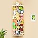 Befayoo Stuffed Animal Storage Shelf OrganizerPatented Corner Stuffed Animal Holder Length Adjustable Wall Plush Storage for Nursery Playroom Bedroom Kids Room Beige Standard - Image 3
