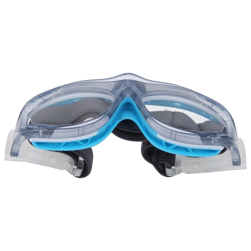 Anlorr Children Sports Goggles High-Strength Polycarbonate Frame Anti-Fog Breathable Design Protective Goggles for Kids - Shock-Absorbing Rubber Pad Adjustable Youth Sports Safety Glasses for Basketball Voll - Image 4