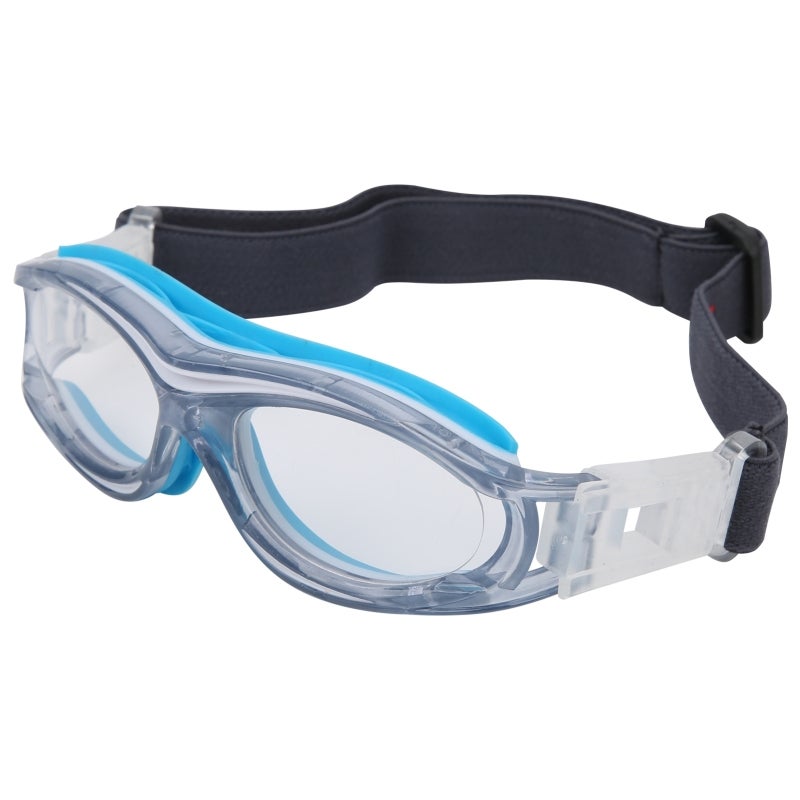 Anlorr Children Sports Goggles High-Strength Polycarbonate Frame Anti-Fog Breathable Design Protective Goggles for Kids - Shock-Absorbing Rubber Pad Adjustable Youth Sports Safety Glasses for Basketball Voll - Image 2